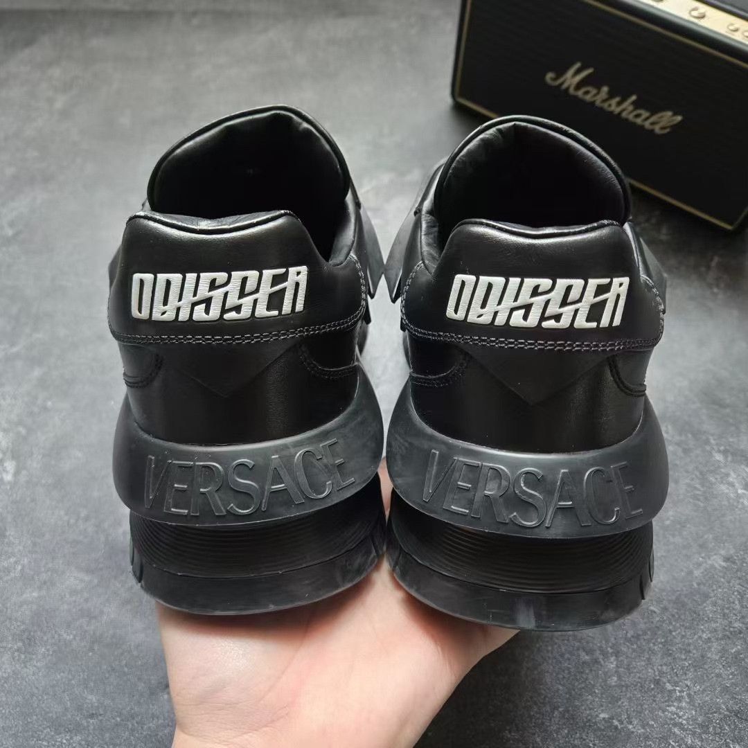 Versace Versace Black Lowtop Sneakers 45 Men Size US 11.5 / EU 44-45 - 3 Thumbnail