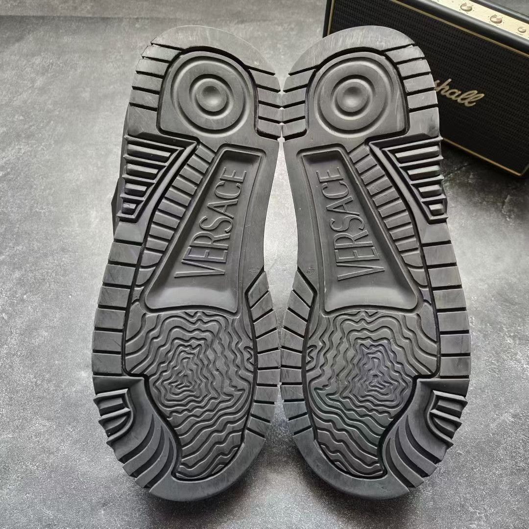 Versace Versace Black Lowtop Sneakers 45 Men Size US 11.5 / EU 44-45 - 7 Thumbnail