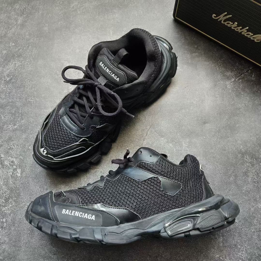 Balenciaga Balenciaga Black Lowtop Sneakers 43 Men Size US 10 / EU 43 - 4 Thumbnail