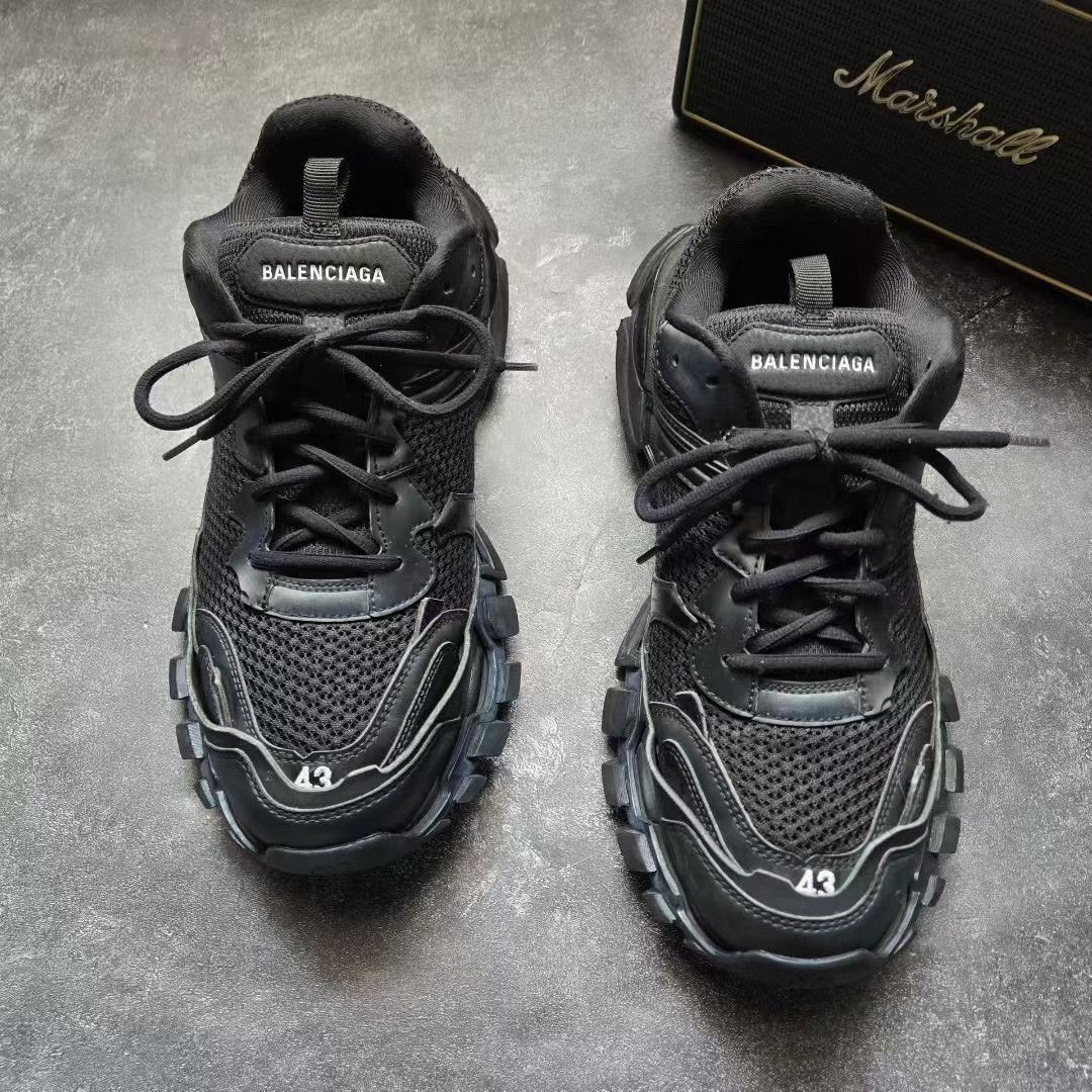 Balenciaga Balenciaga Black Lowtop Sneakers 43 Men Size US 10 / EU 43 - 2 Thumbnail