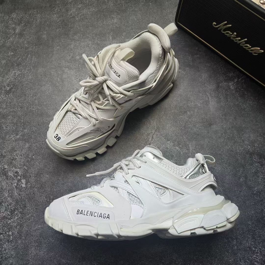 Balenciaga Balenciaga White Lowtop Sneakers 38 Women Size US 7.5 / IT 37.5 - 4 Thumbnail