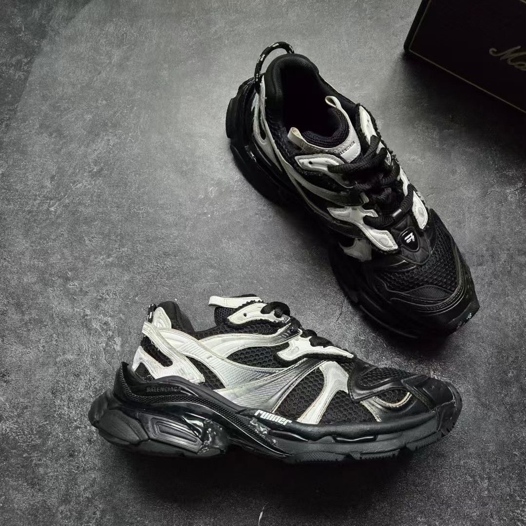 Balenciaga Balenciaga Running Black Lowtop Sneakers 42 Men Size US 9 / EU 42 - 6 Thumbnail