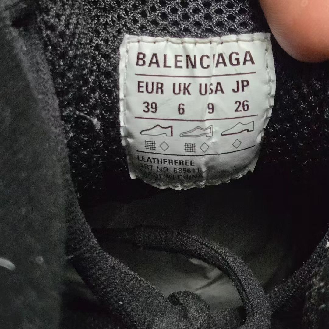 Balenciaga Balenciaga Black Lowtop Sneakers 39 Men Size US 6.5 / EU 39-40 - 5 Thumbnail