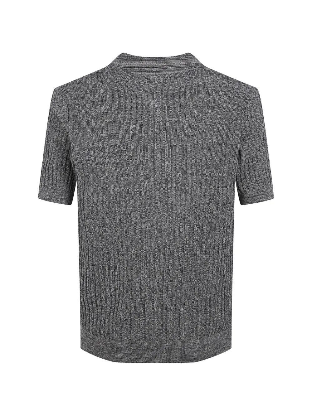 Nuur SHORT SLEEVED POLO NECK MOULINE T-SHIRT Size US M / EU 48-50 / 2 - 5 Thumbnail