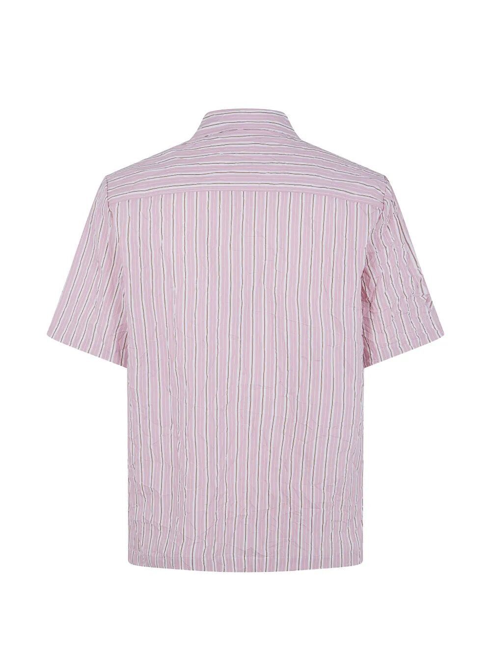 Nuur STRIPED SHORT SLEEVED BOWLING SHIRT Size US XL / EU 56 / 4 - 6 Thumbnail
