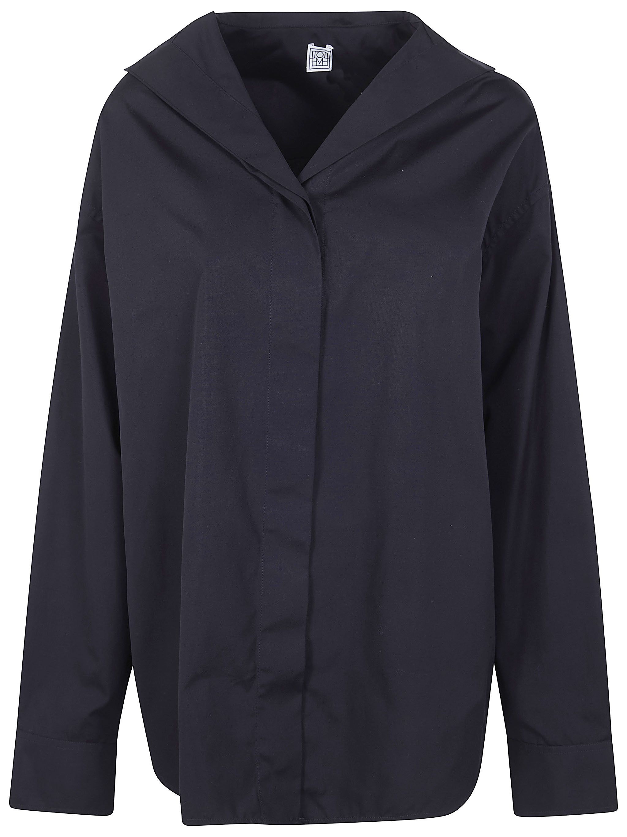 Toteme "SHARP" POPELINE SHIRT Size S / US 4 / IT 40 - 3 Thumbnail