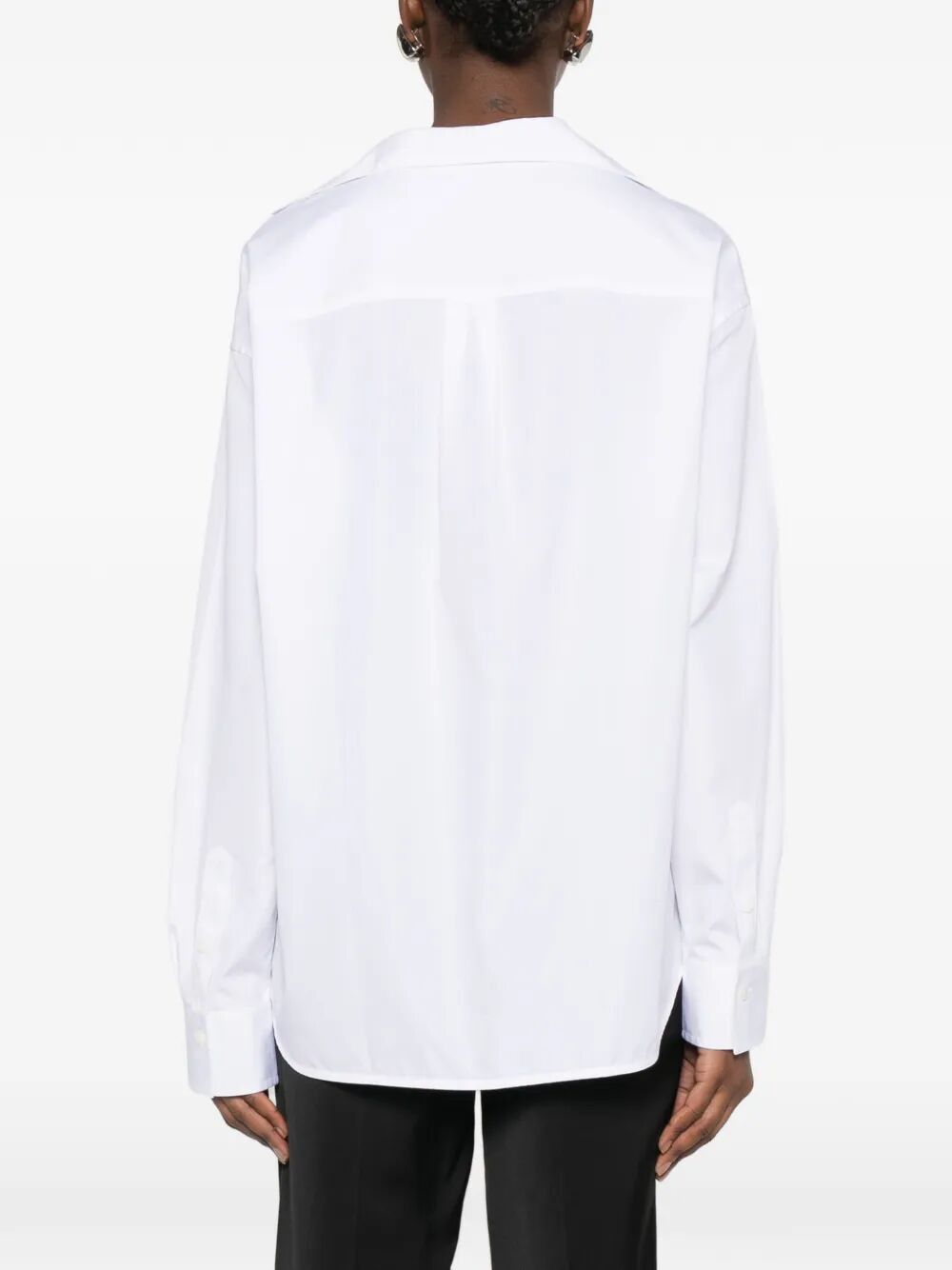 Toteme "SHARP" POPELINE SHIRT Size L / US 10 / IT 46 - 4 Thumbnail