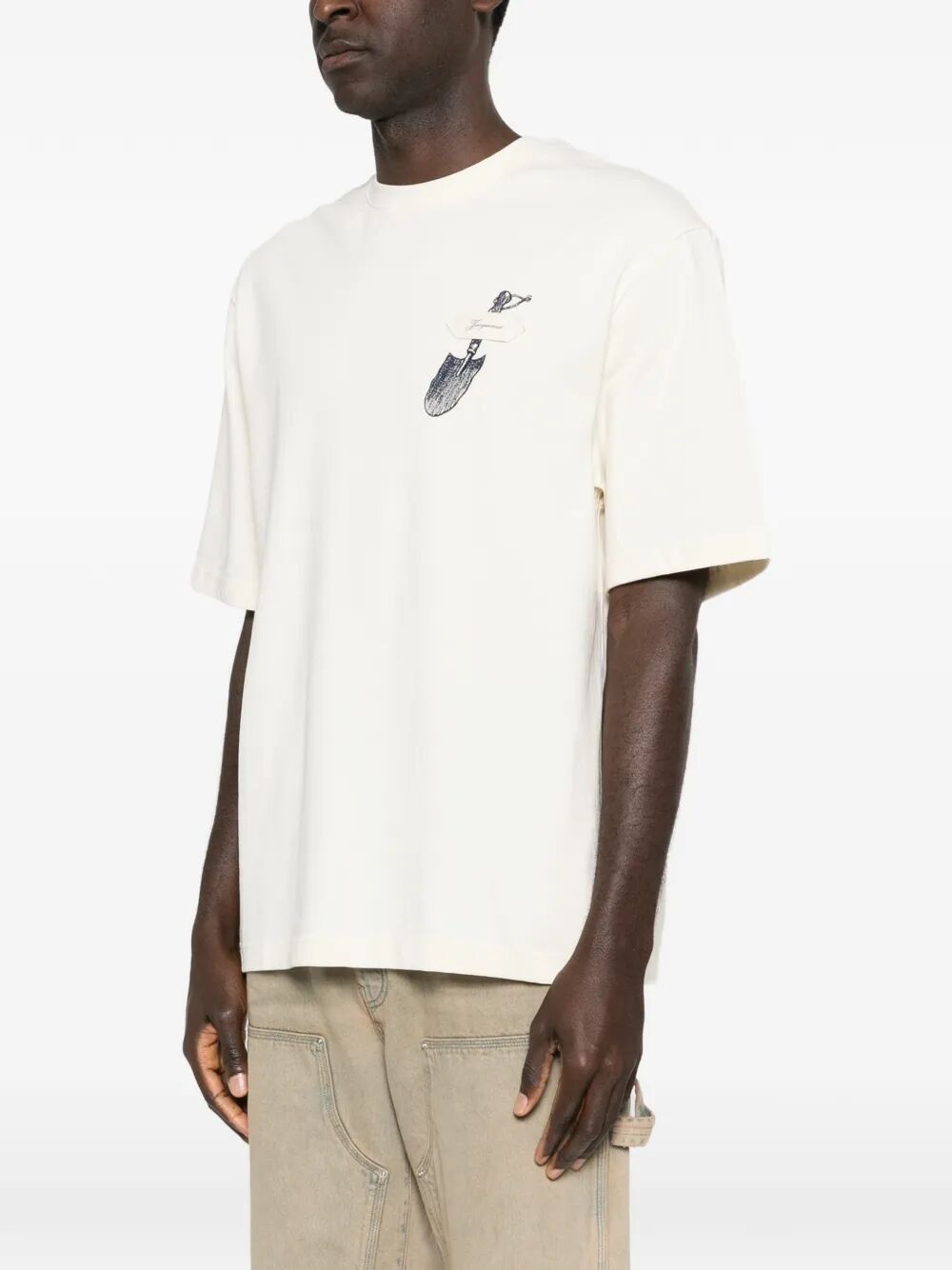 Jacquemus "LE TSHIRT PELLE" T-SHIRT Size US XL / EU 56 / 4 - 3 Thumbnail