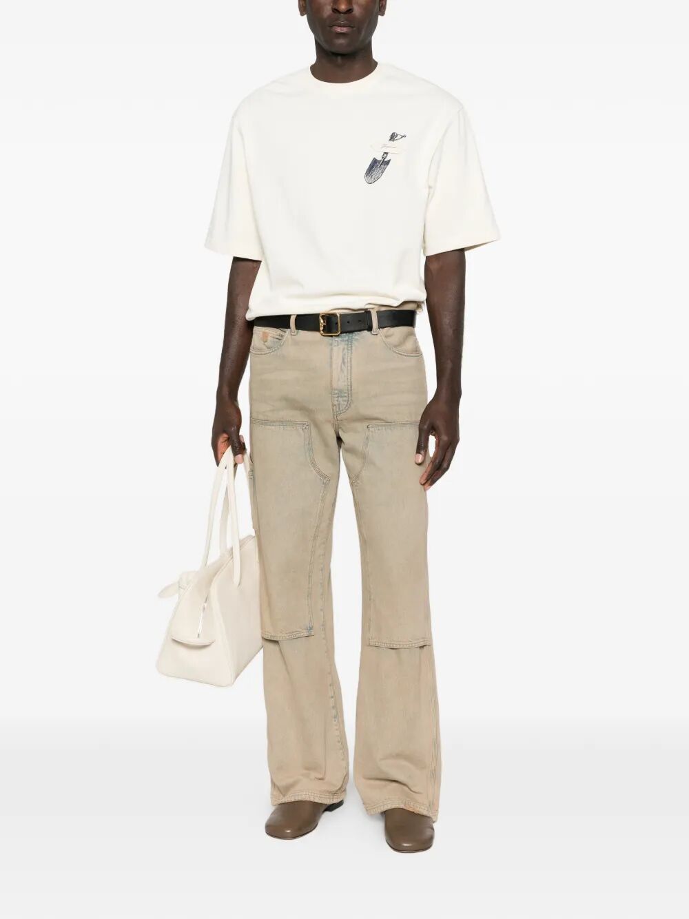 Jacquemus "LE TSHIRT PELLE" T-SHIRT Size US XL / EU 56 / 4 - 5 Thumbnail
