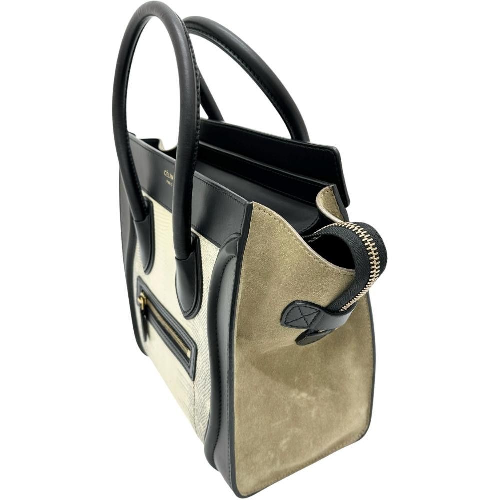 Celine Celine Celine Luggage Mini Shopper Leather Tote Bag Leather Tote Bag DUTY FREE for USA Size ONE SIZE - 2 Thumbnail