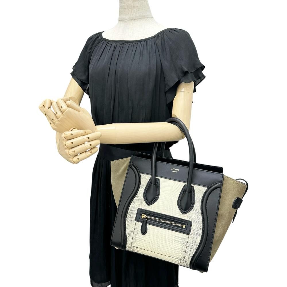Celine Celine Celine Luggage Mini Shopper Leather Tote Bag Leather Tote Bag DUTY FREE for USA Size ONE SIZE - 10 Thumbnail