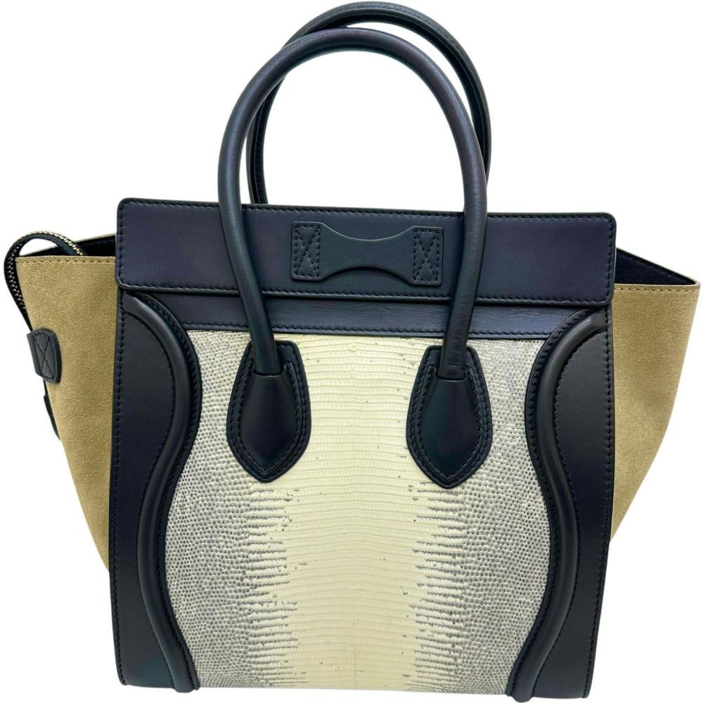 Celine Celine Celine Luggage Mini Shopper Leather Tote Bag Leather Tote Bag DUTY FREE for USA Size ONE SIZE - 3 Thumbnail