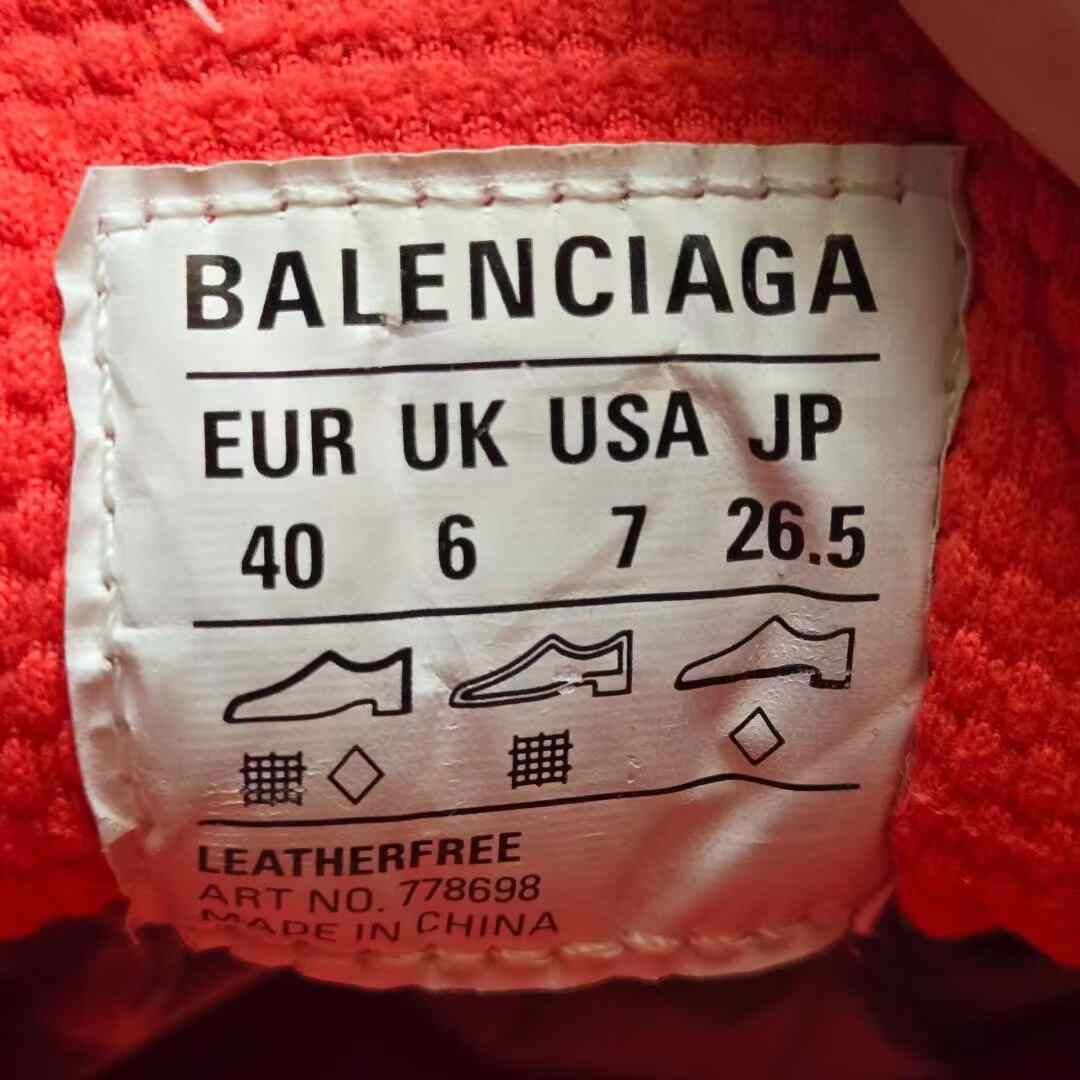 Balenciaga Balenciaga Red Lowtop Sneakers XXXL Men Size US 10 / EU 43 - 5 Thumbnail