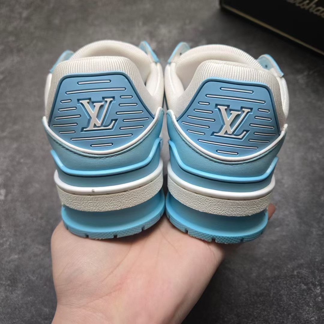 Balenciaga Balenciaga Training Blue Lowtop Sneakers 37 Women Size US 6.5 / IT 36.5 - 2 Thumbnail