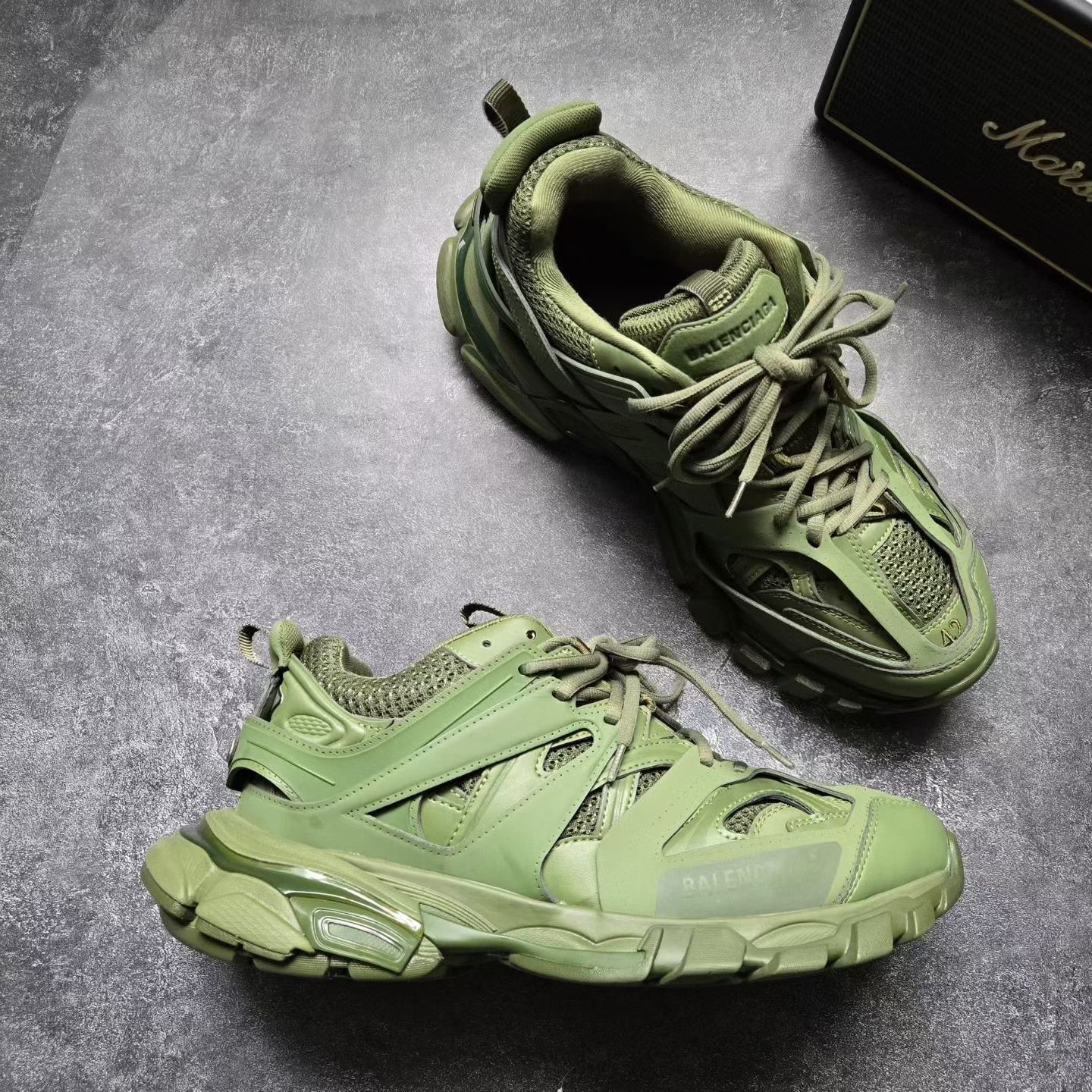 Balenciaga Balenciaga Green Lowtop Sneakers 42 Men Size US 9 / EU 42 - 6 Thumbnail