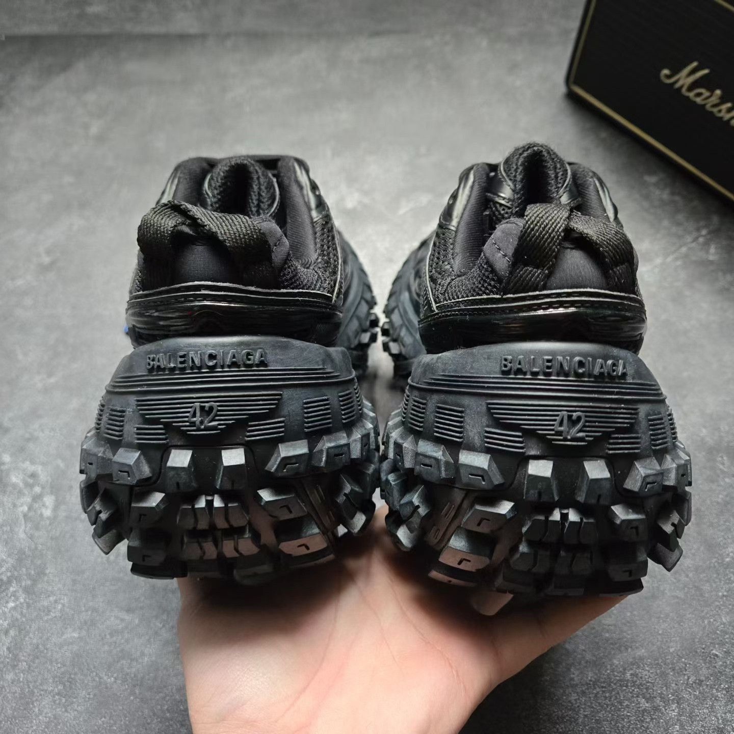 Balenciaga Balenciaga Black Lowtop Sneakers 42 Men Size US 9 / EU 42 - 3 Thumbnail