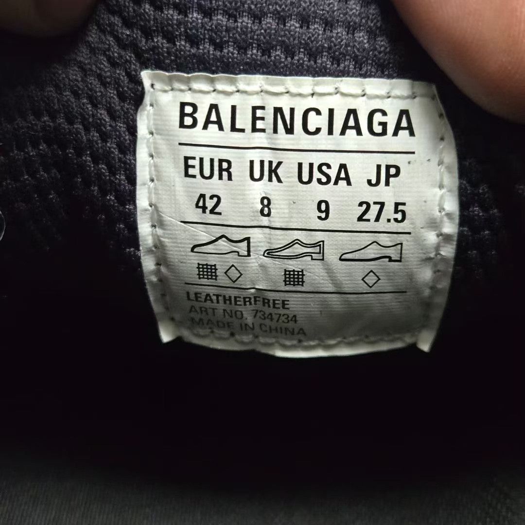 Balenciaga Balenciaga Black Lowtop Sneakers XXXL Men Size US 10 / EU 43 - 5 Thumbnail