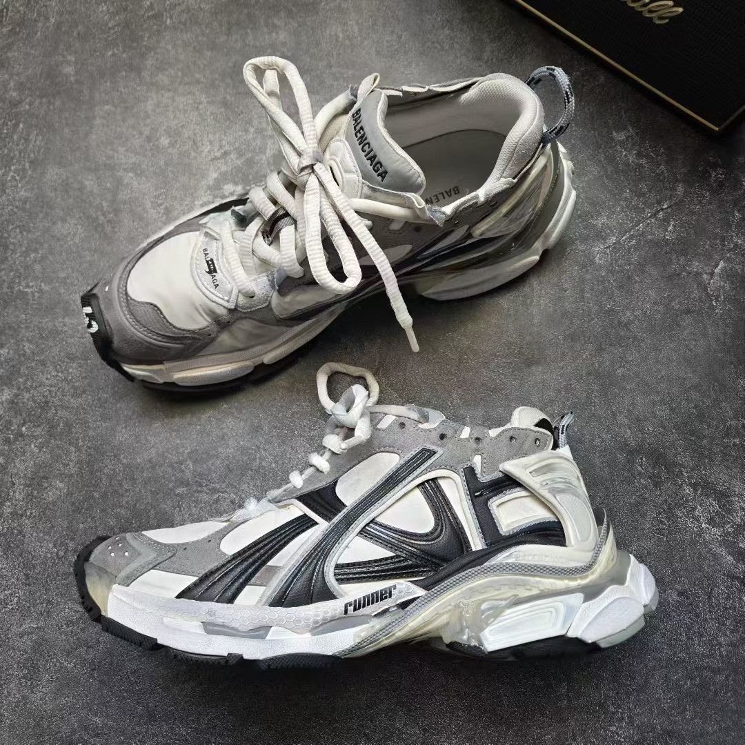 Balenciaga Balenciaga Running Black Lowtop Sneakers 42 Men Size US 9 / EU 42 - 4 Thumbnail