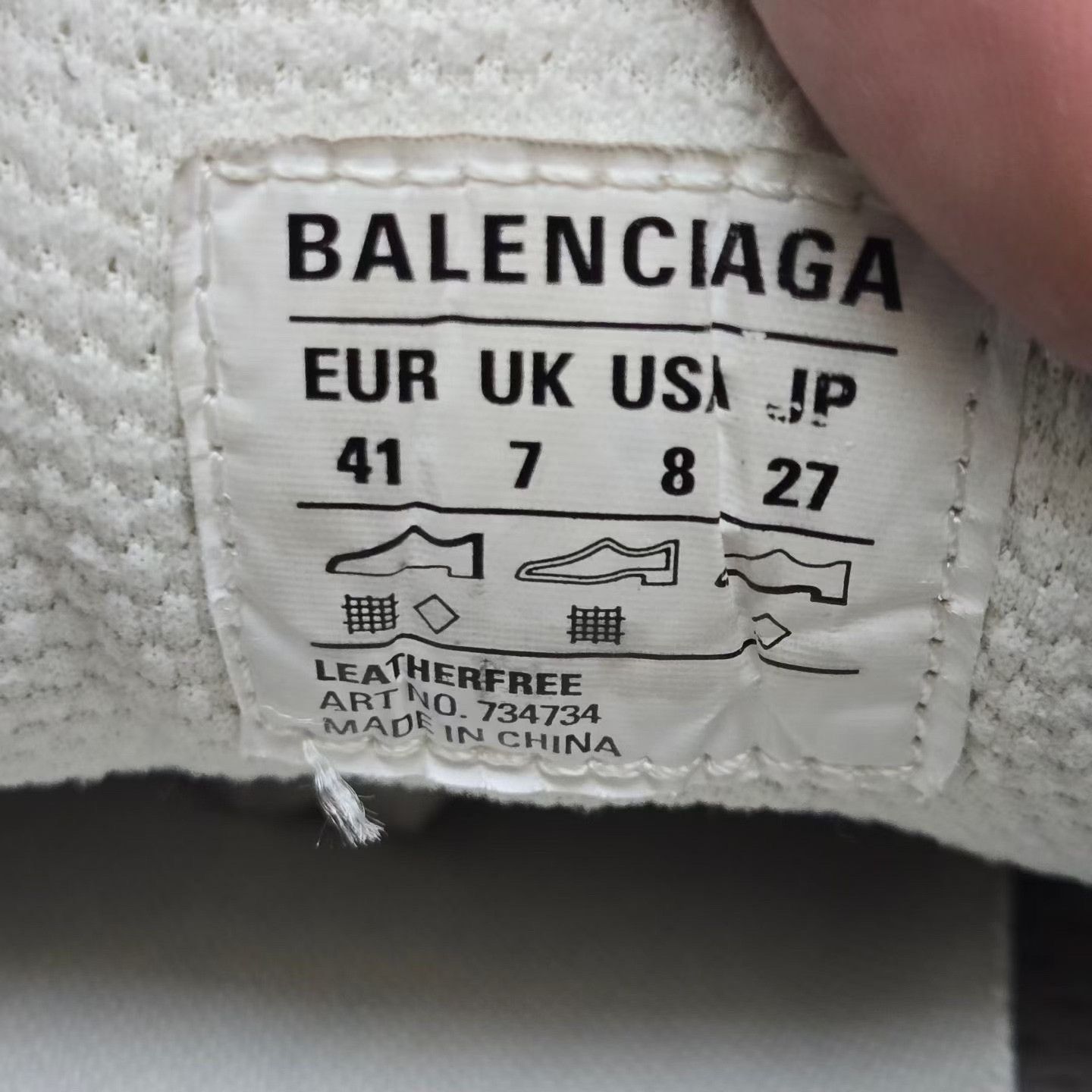Balenciaga Balenciaga Beige Lowtop Sneakers XXXL Men Size US 10 / EU 43 - 5 Thumbnail