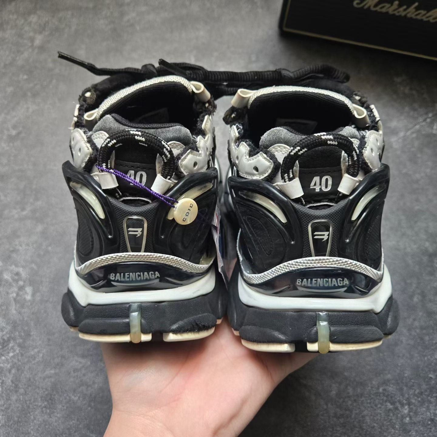 Balenciaga Balenciaga Running Black Lowtop Sneakers 40 Men Size US 7.5 / EU 40-41 - 3 Thumbnail