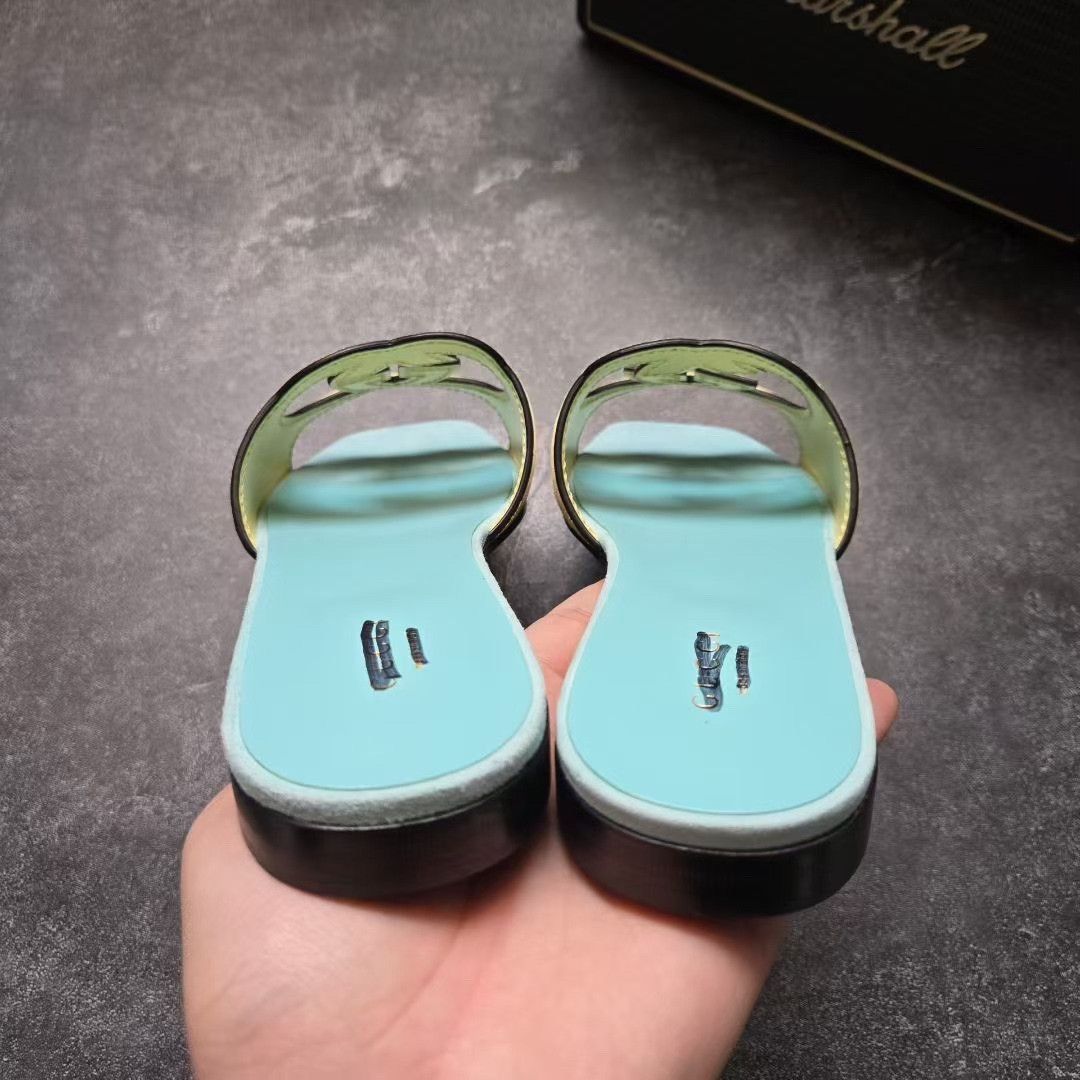 Gucci Gucci Yellow Sandals 38 Women Size US 7.5 / IT 37.5 - 5 Thumbnail