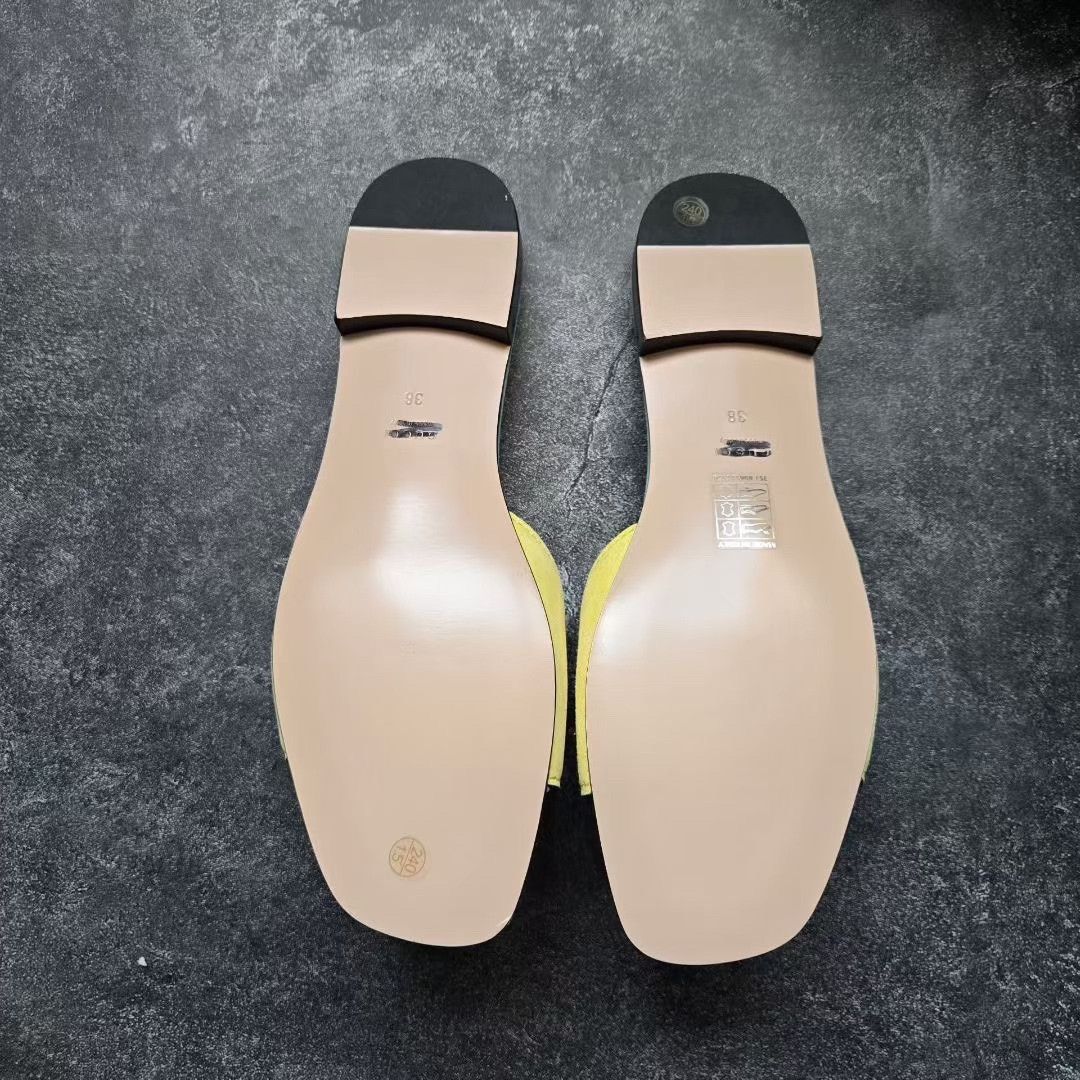Gucci Gucci Yellow Sandals 38 Women Size US 7.5 / IT 37.5 - 6 Thumbnail