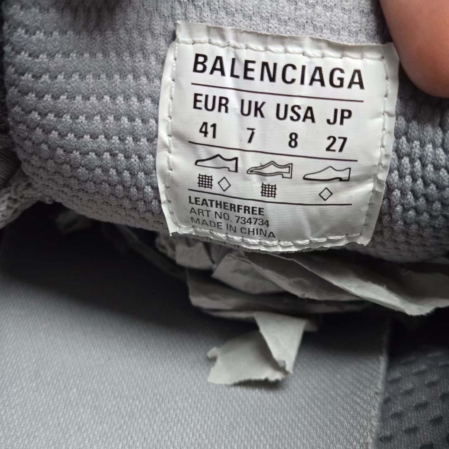 Balenciaga Balenciaga Silver Lowtop Sneakers XXXL Men Size US 10 / EU 43 - 4 Thumbnail