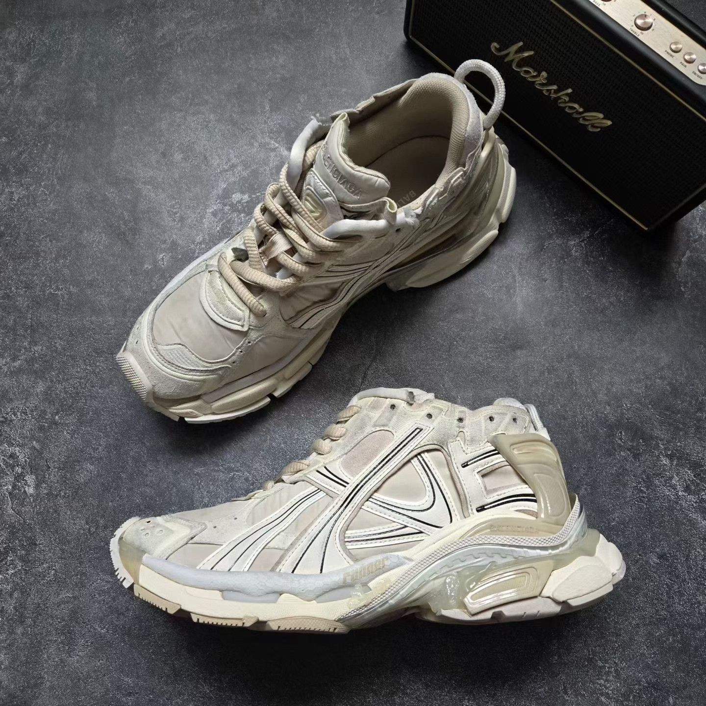 Balenciaga Balenciaga Running White Lowtop Sneakers 41 Men Size US 8.5 / EU 41-42 - 4 Thumbnail