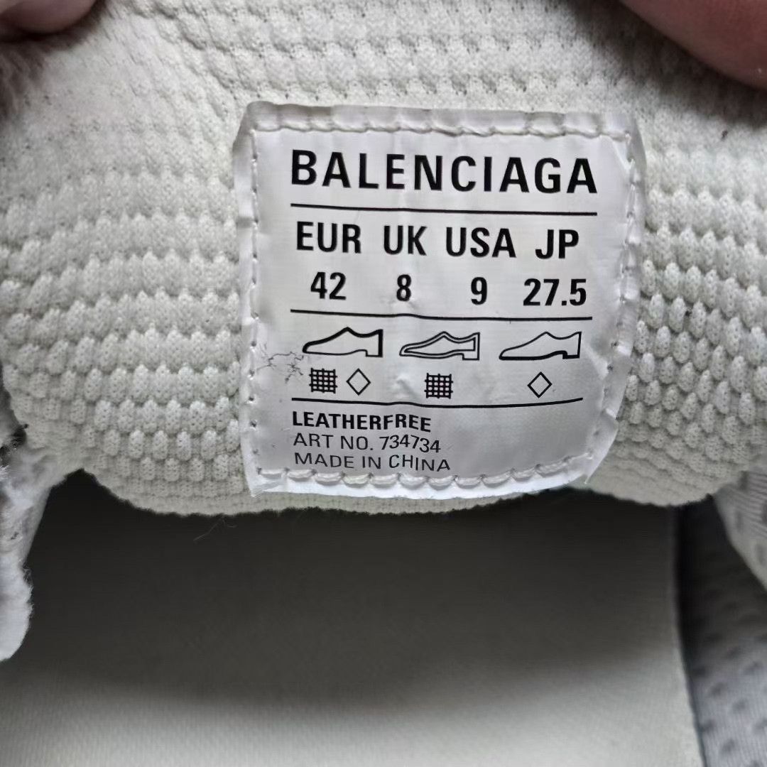 Balenciaga Balenciaga Beige Lowtop Sneakers XXXL Men Size US 10 / EU 43 - 5 Thumbnail