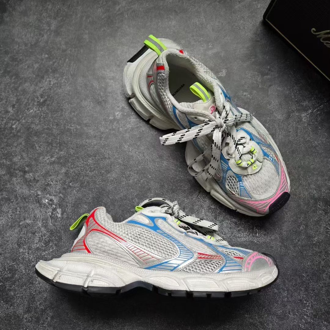 Balenciaga Balenciaga Rainbow Multi Lowtop Sneakers XXXL Men Size US 10 / EU 43 - 6 Thumbnail