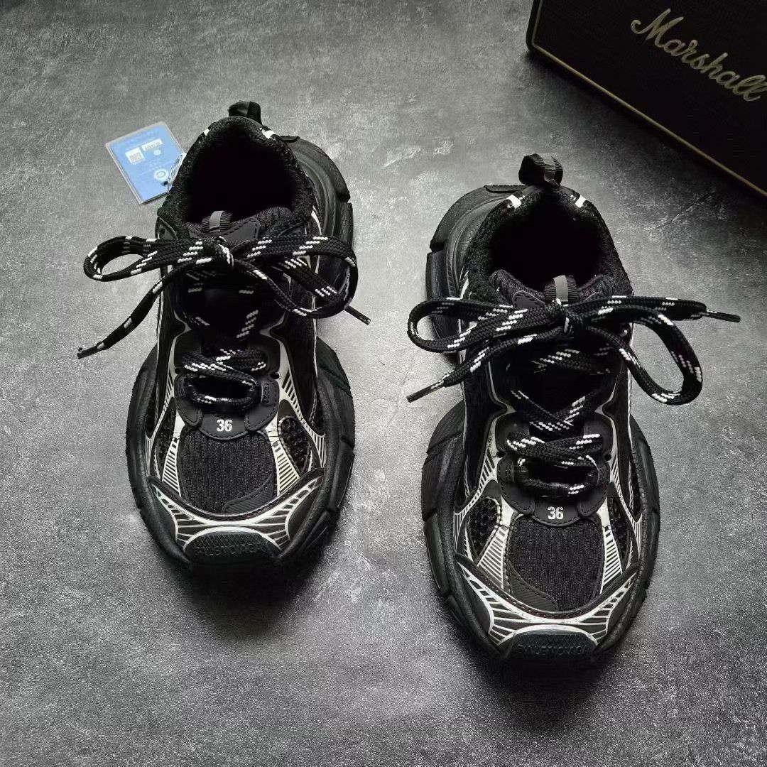 Balenciaga Balenciaga Silver Lowtop Sneakers XXXL Women Size US 8 / IT 38 - 5 Thumbnail