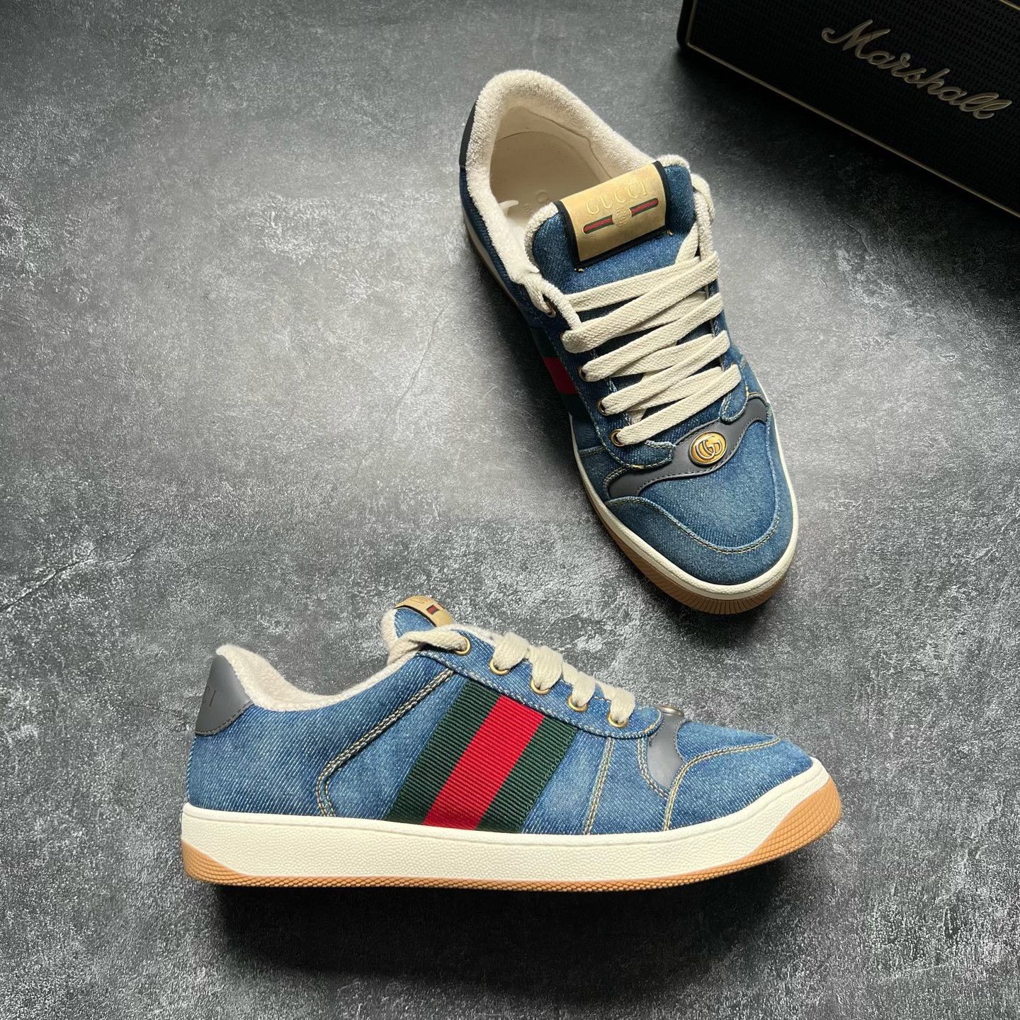 Gucci Gucci Denim Blue Lowtop Sneakers 41 Men Size US 8.5 / EU 41-42 - 5 Thumbnail