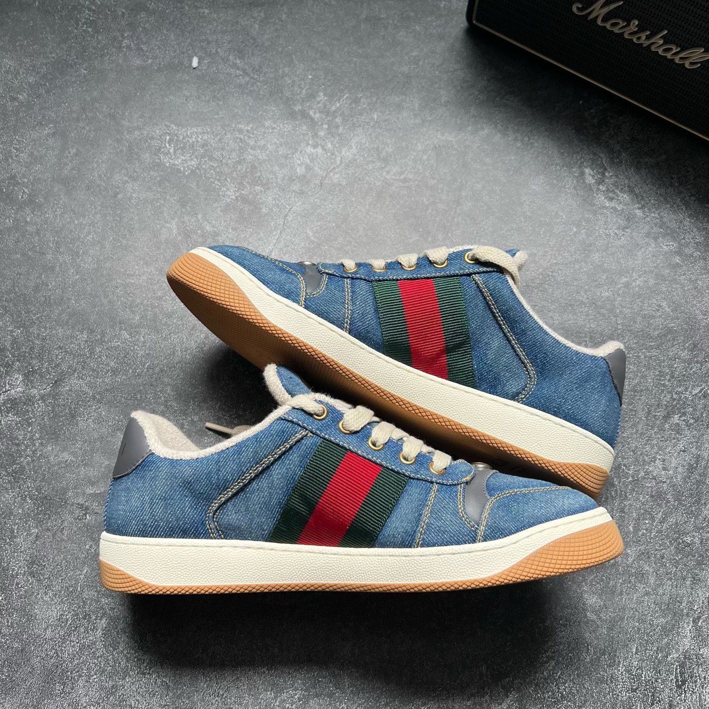 Gucci Gucci Denim Blue Lowtop Sneakers 41 Men Size US 8.5 / EU 41-42 - 2 Thumbnail