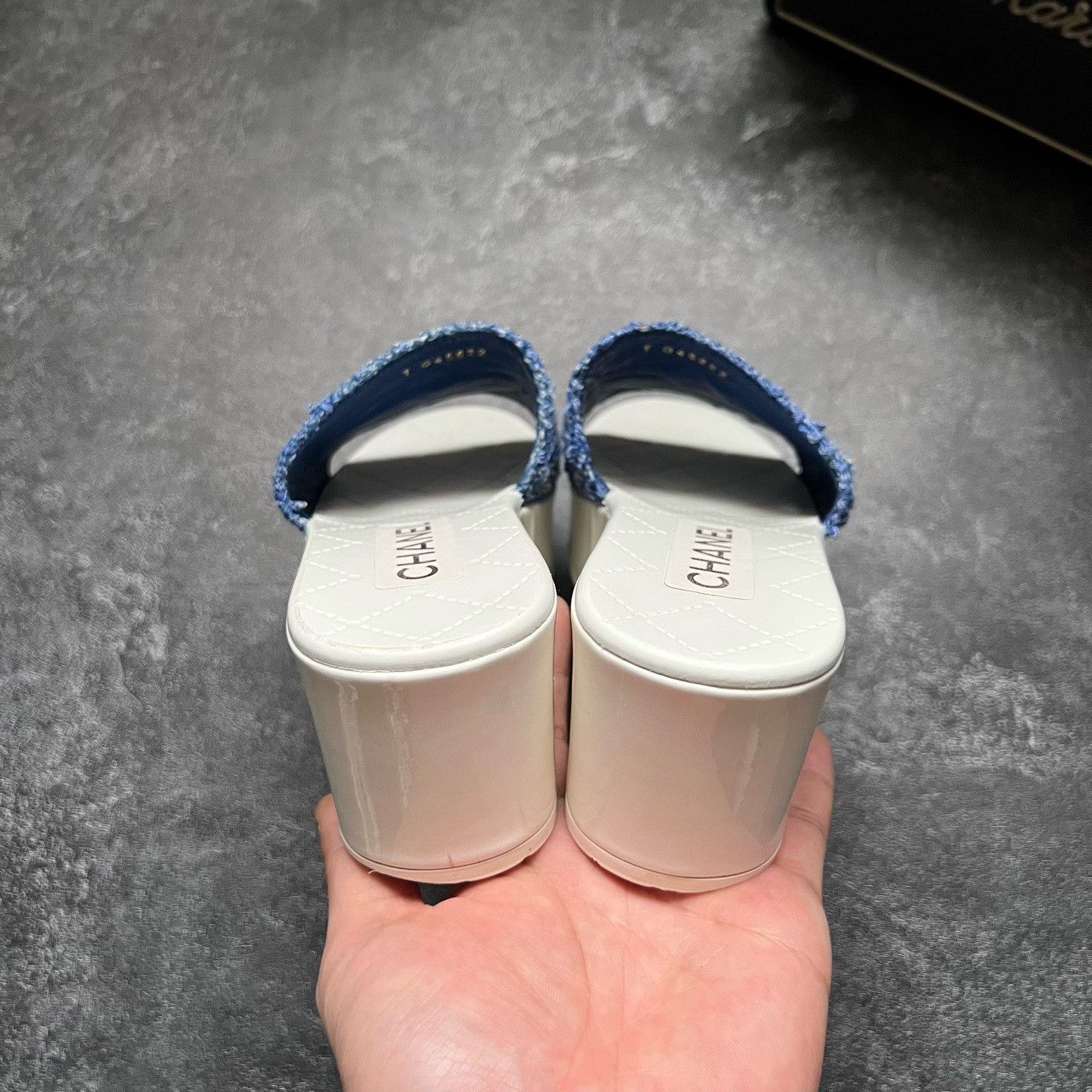 Chanel Chanel Blue Sandals 24 Women Size US 8 / IT 38 - 6 Thumbnail