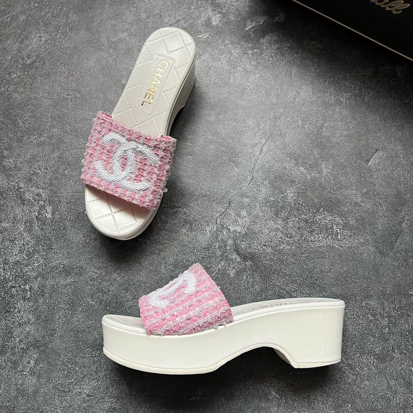 Chanel Chanel Pink Sandals 24 Women Size US 8 / IT 38 - 4 Thumbnail