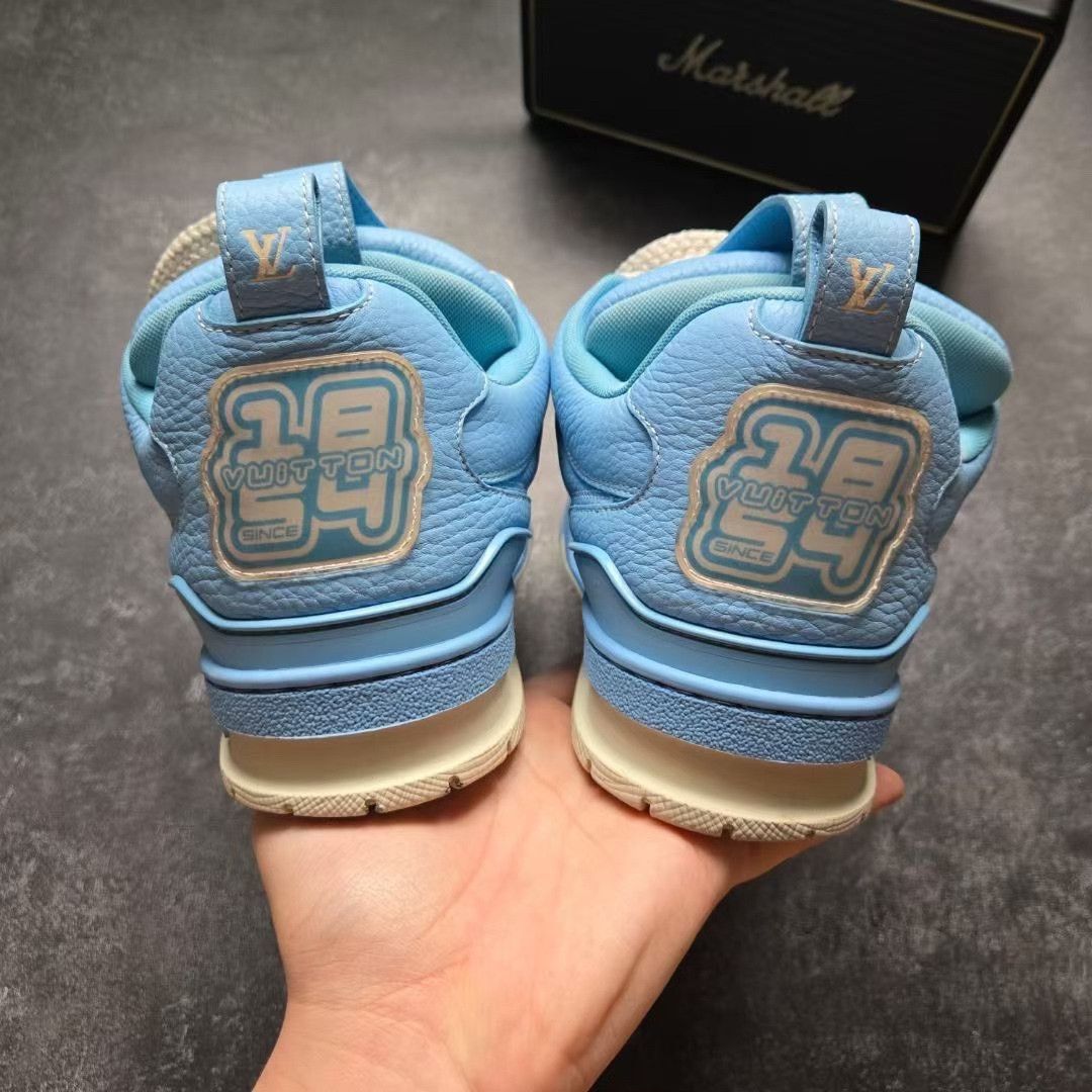 Louis Vuitton Louis Vuitton Skate Blue Lowtop Sneakers 41 Men Size US 8.5 / EU 41-42 - 6 Thumbnail