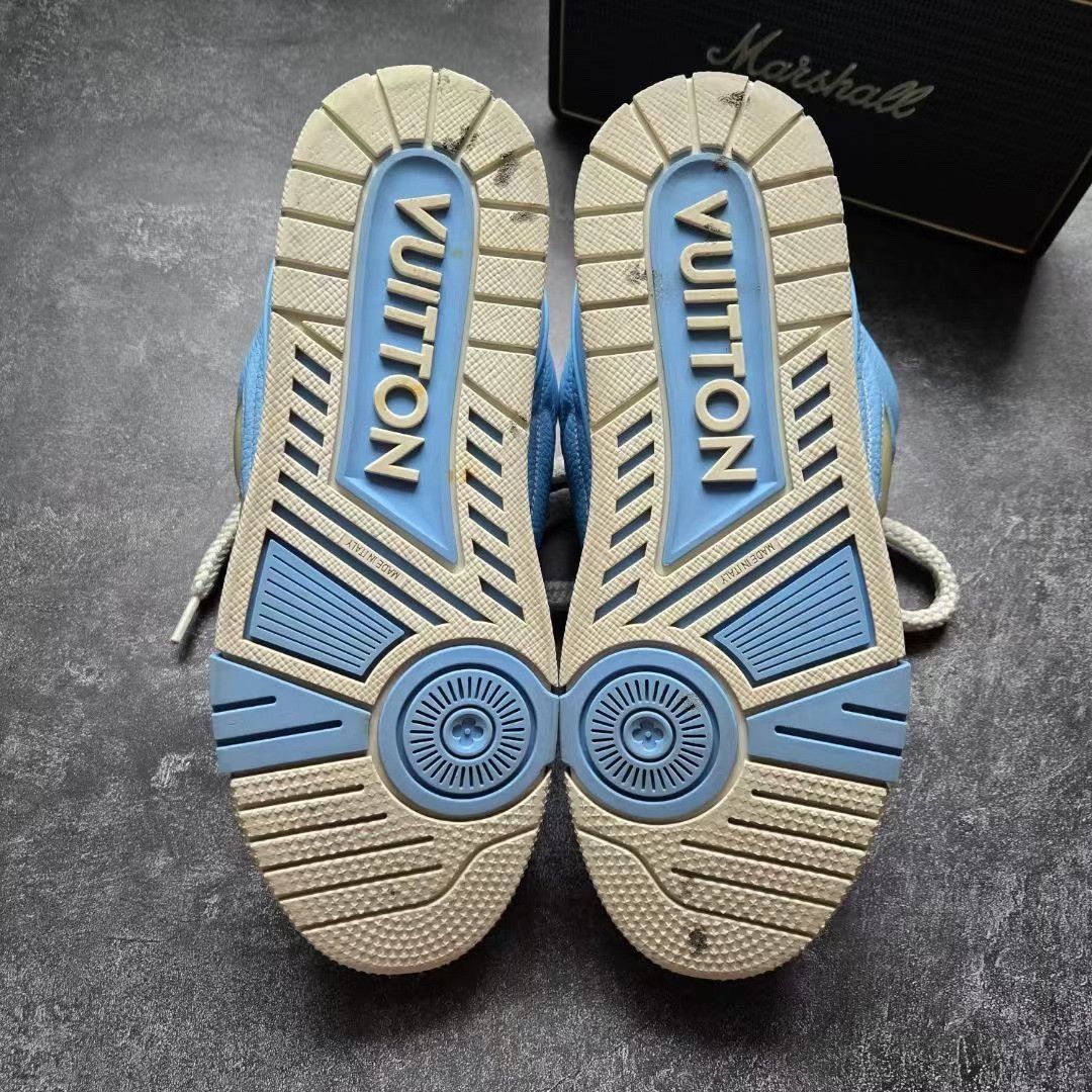 Louis Vuitton Louis Vuitton Skate Blue Lowtop Sneakers 41 Men Size US 8.5 / EU 41-42 - 7 Thumbnail