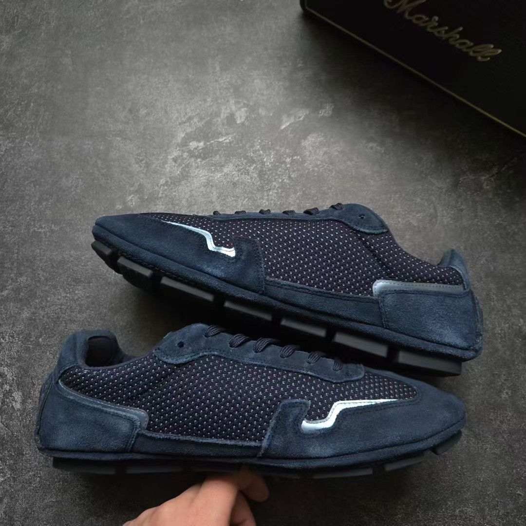 Louis Vuitton Louis Vuitton Blue Lowtop Sneakers 41 Men Size US 8.5 / EU 41-42 - 2 Thumbnail