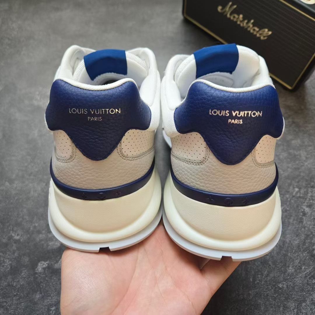 Louis Vuitton Louis Vuitton Blue Lowtop Sneakers 10 Men Size US 10 / EU 43 - 6 Thumbnail