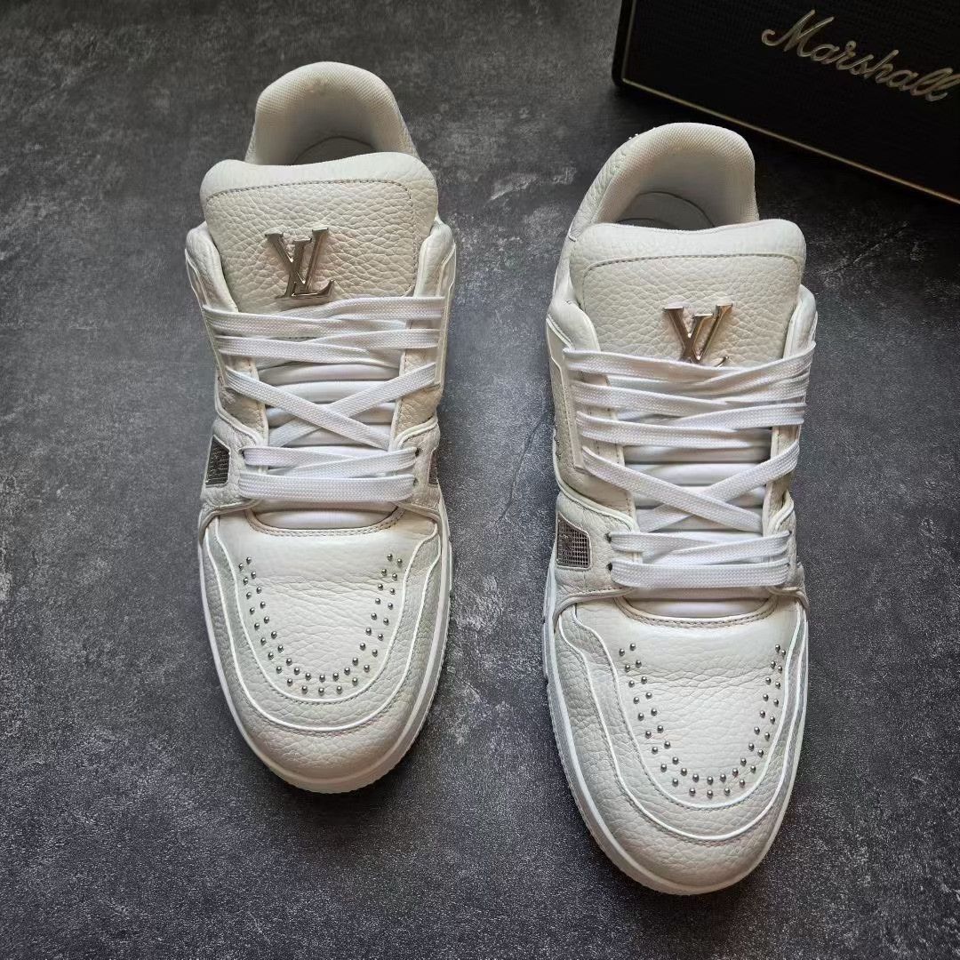 Louis Vuitton Louis Vuitton Training White Lowtop Sneakers 25 Men Size US 10 / EU 43 - 3 Thumbnail