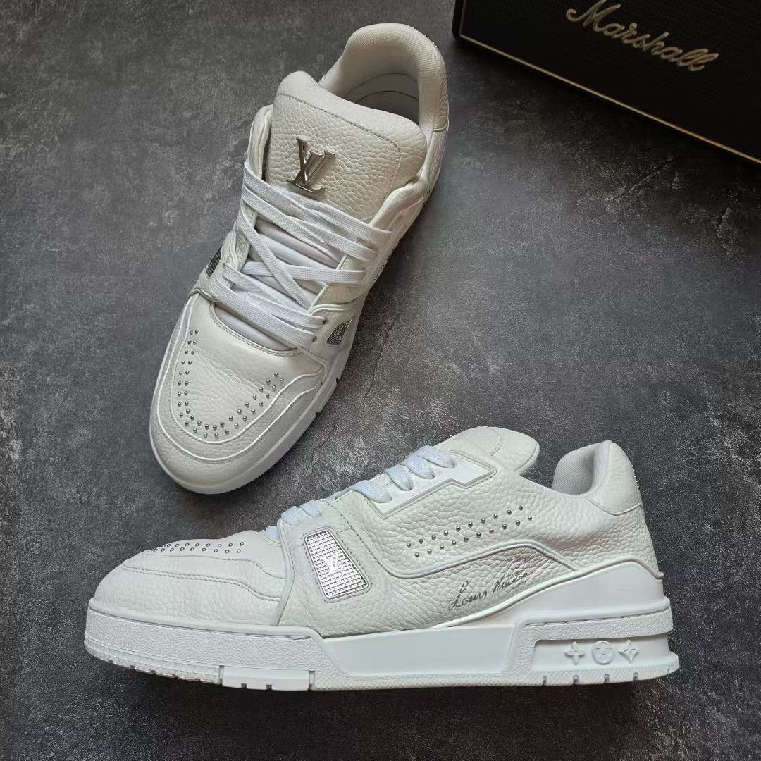 Louis Vuitton Louis Vuitton Training White Lowtop Sneakers 25 Men Size US 10 / EU 43 - 4 Thumbnail
