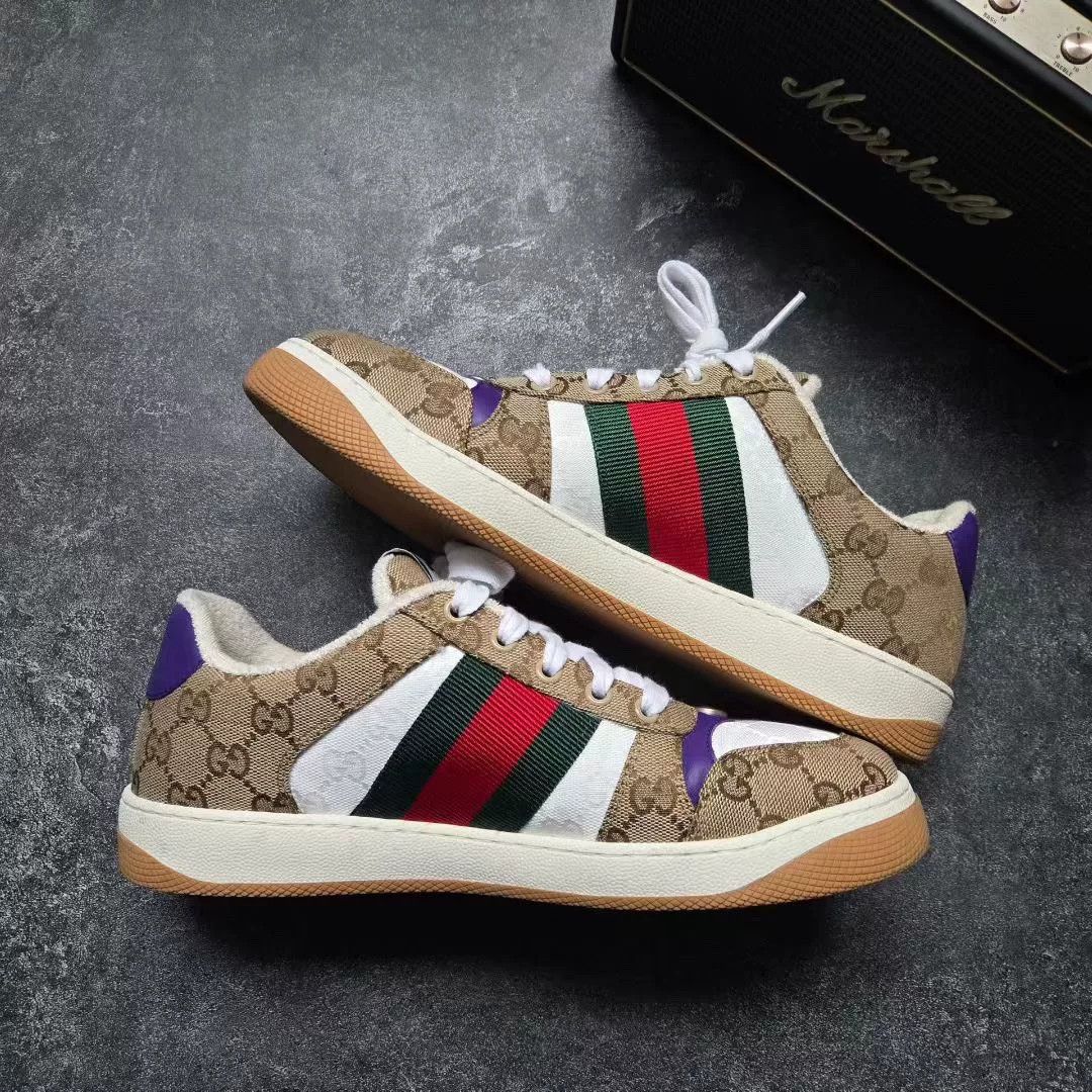 Gucci Gucci Brown Lowtop Sneakers 41 Men Size US 8.5 / EU 41-42 - 2 Thumbnail
