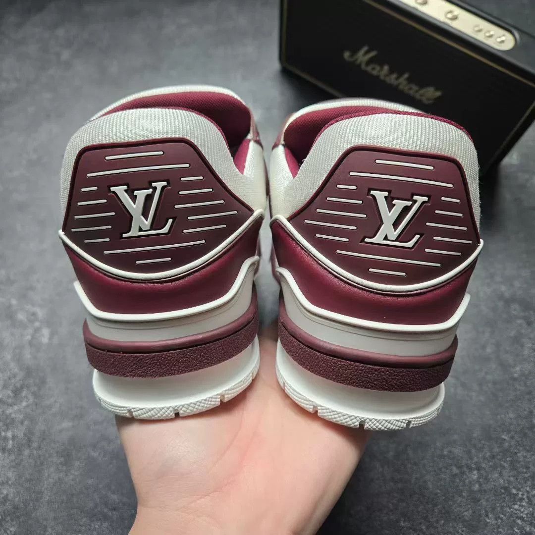 Louis Vuitton Louis Vuitton Training Red Lowtop Sneakers 42 Men Size US 9 / EU 42 - 6 Thumbnail