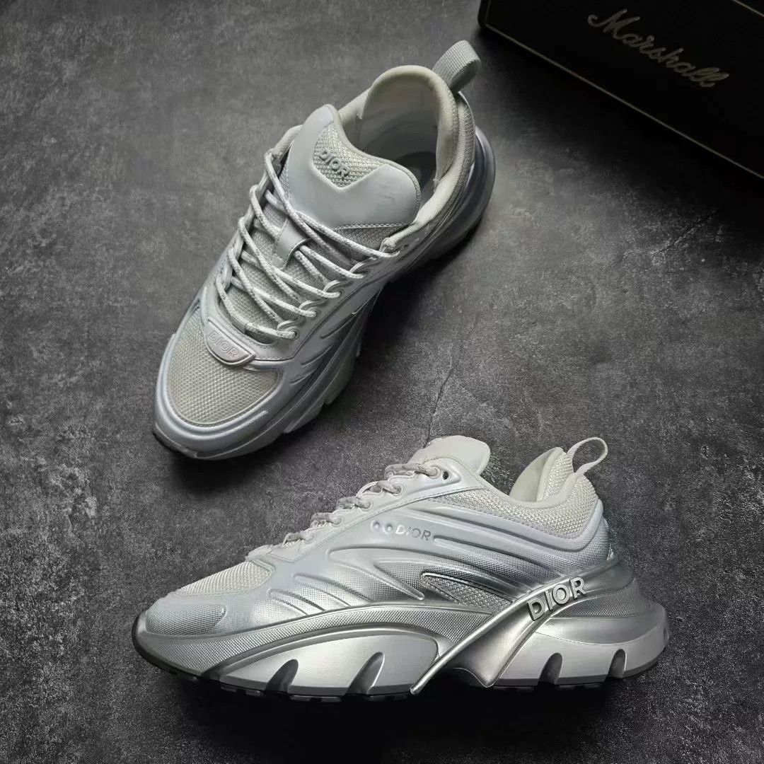 Dior Dior Collab White Lowtop Sneakers 40.5 Men Size US 8 / EU 41 - 4 Thumbnail