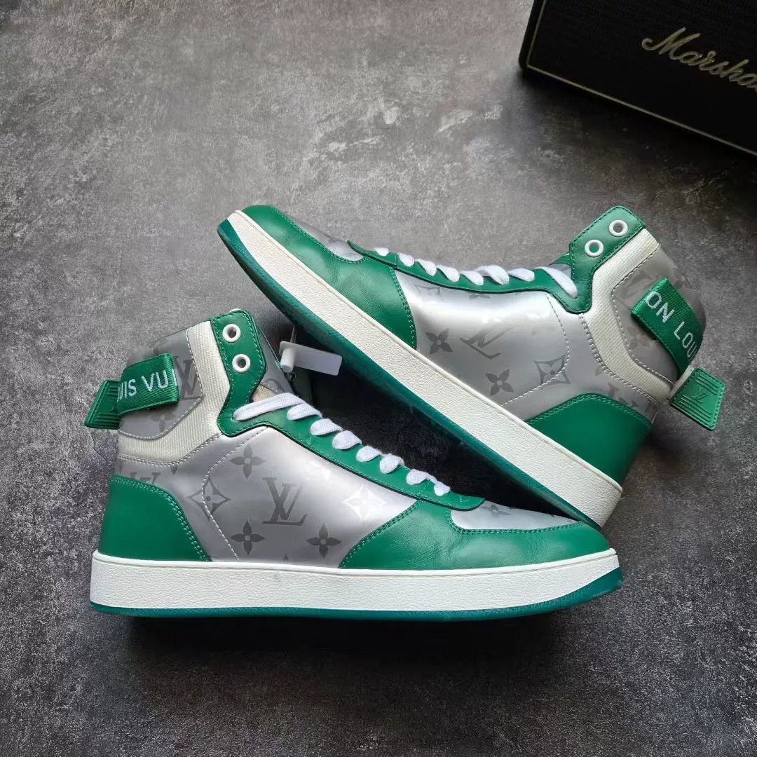 Louis Vuitton Louis Vuitton Green Lowtop Sneakers 41 Men Size US 8.5 / EU 41-42 - 2 Thumbnail