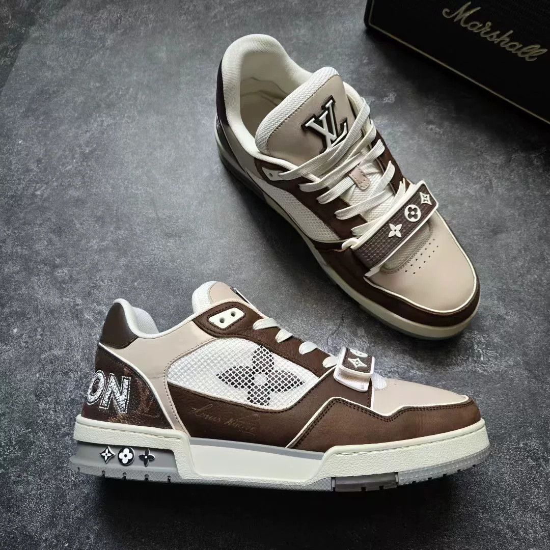 Louis Vuitton Louis Vuitton Training Brown Lowtop Sneakers 42 Men Size US 9 / EU 42 - 5 Thumbnail