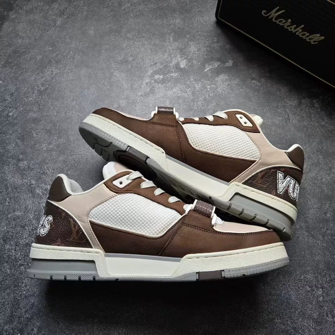 Louis Vuitton Louis Vuitton Training Brown Lowtop Sneakers 42 Men Size US 9 / EU 42 - 2 Thumbnail