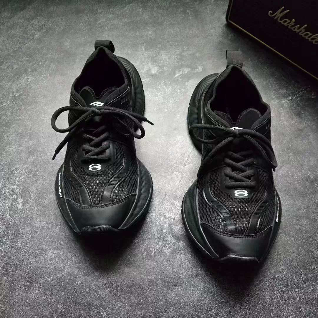 Balenciaga Balenciaga Black Lowtop Sneakers 38 Women Size US 7.5 / IT 37.5 - 3 Thumbnail