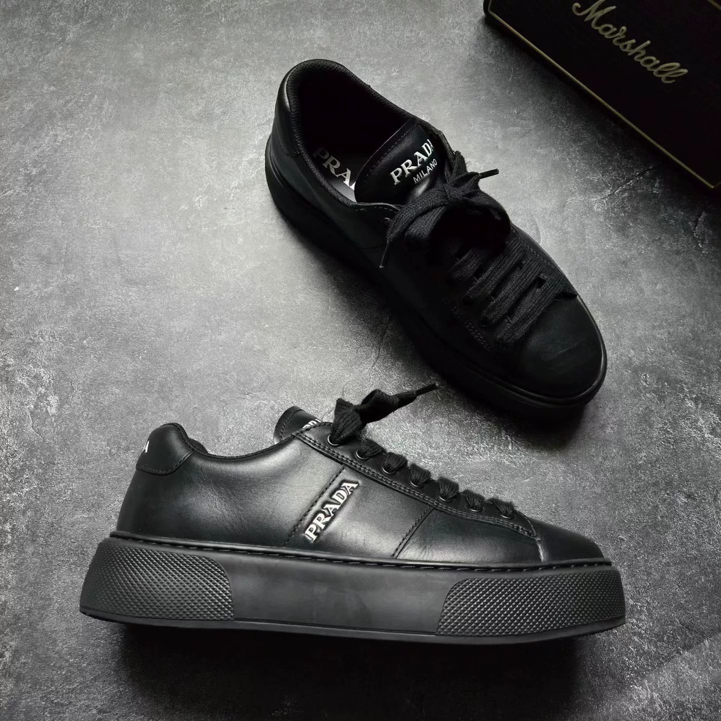 Prada Prada Black Lowtop Sneakers 42 Men Size US 9 / EU 42 - 5 Thumbnail