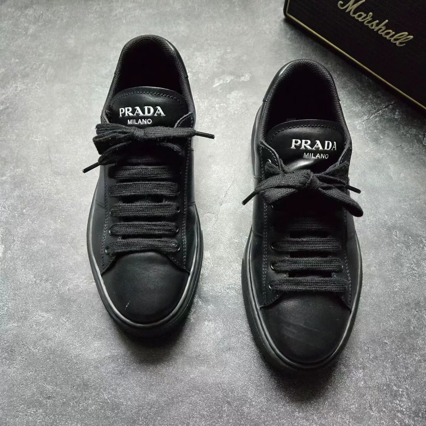 Prada Prada Black Lowtop Sneakers 42 Men Size US 9 / EU 42 - 3 Thumbnail